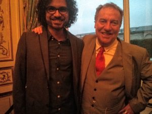 Me with Mr. Declan Mc Cavana founder of the French Debating Association in 1994.