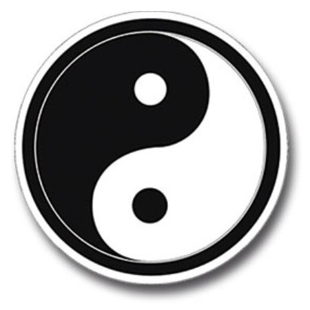 autocollant-ying-yang